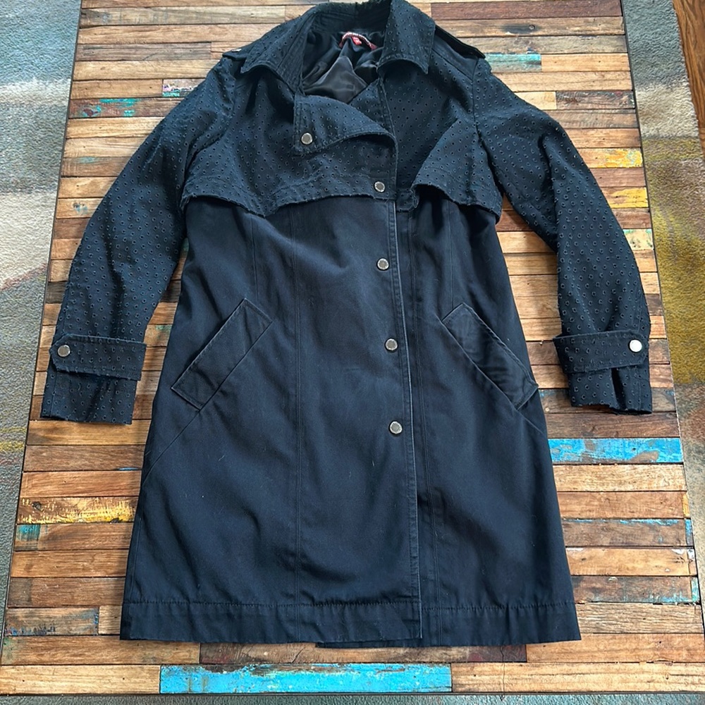 COMPTOIR DES COTONNERS Trench Coat Sz XS